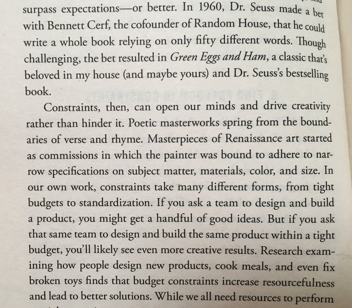 On the power of constraints