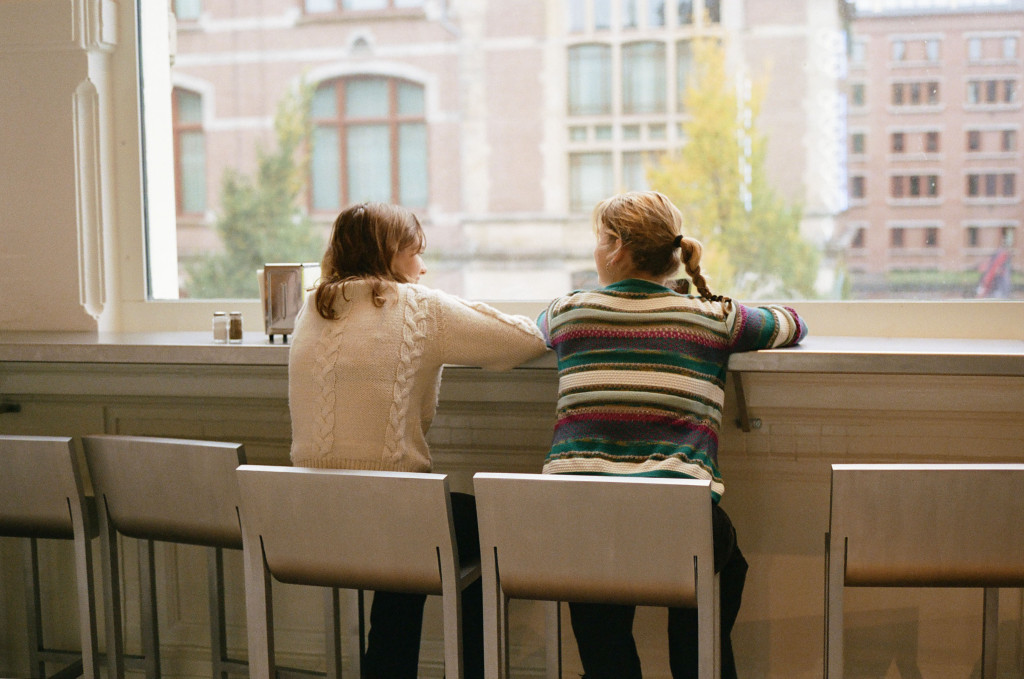 Photo of two people sitting in Fonda Cafe