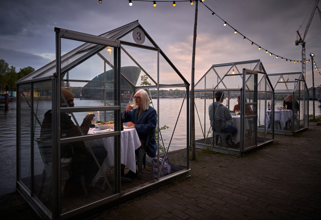 Test set-up of Serres Séparées, Mediamatic ETEN, 28 April 2020, Photo Willem Velthoven