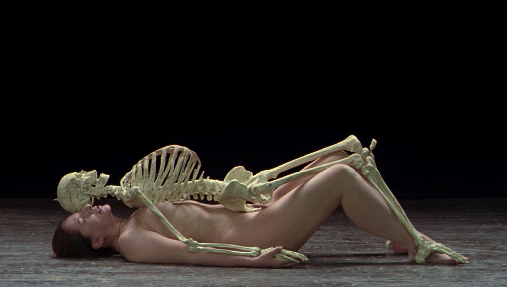 Marina Abramović in 'Nude with Skeleton'