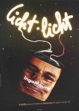 Anthon Beeke, poster for the exhibition Ingo Maurer. Light Light, Stedelijk Museum Amsterdam, 1993