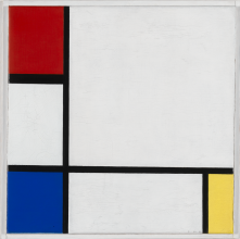Piet Mondrian, 'Composition no. IV', collection Stedelijk Museum Amsterdam