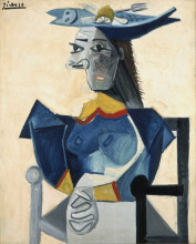 Pablo Picasso, 'Femme assise au chapeau en forme de poisson', 1942, collection Stedelijk Museum Amsterdam