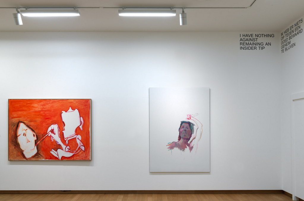 Zaalopname Maria Lassnig – Ways of Being, 2019, Stedelijk Museum Amsterdam.  Foto: Gert Jan van Rooij