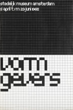 Wim Crouwel, affiche Vormgevers, 1968. Collectie Stedelijk Museum Amsterdam
