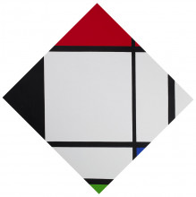 General Idea, Infe©ted Mondrian #2, 1994, Collection Stedelijk Museum Amsterdam. Acquired with the generous support of the Mondriaan Fund and the International Collector Circle and Curator Circle of the Stedelijk Museum Fonds