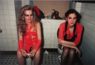 Nan Goldin, 'Cookie and Millie in the Girl's Room at the Mudd Club'. NYC 1979