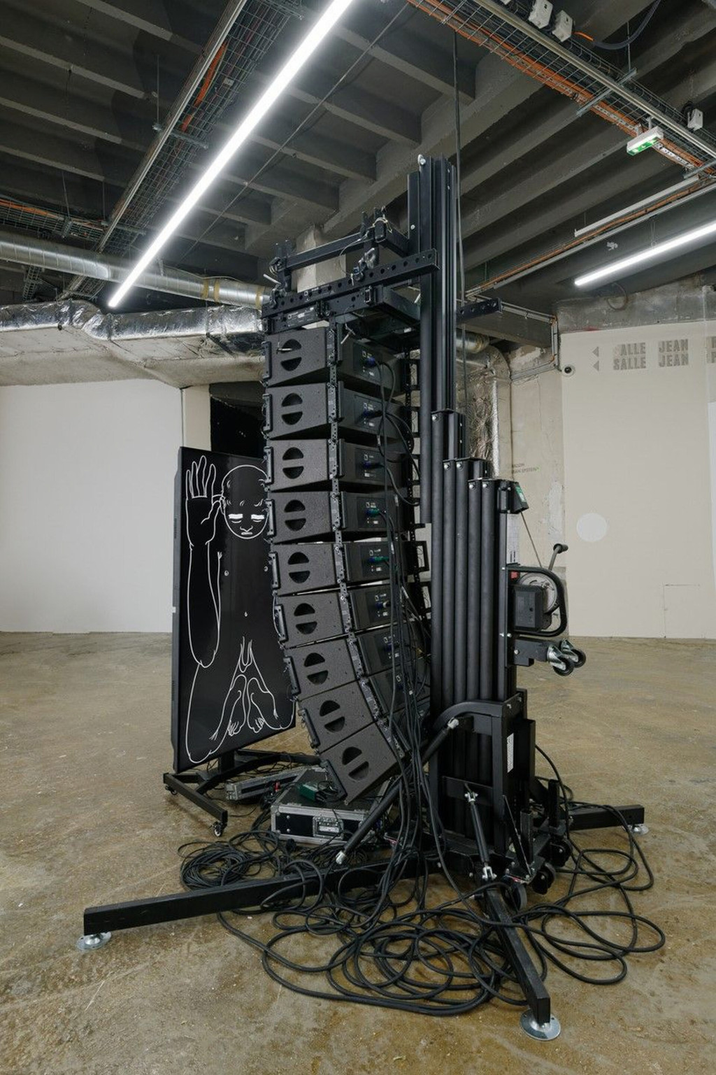 Özgür Kar, At the end of the day, 2019. Collection Stedelijk Museum Amsterdam. Installation view Antibodies, 2020, Palais de Tokyo. Photo: Aurélien Mole