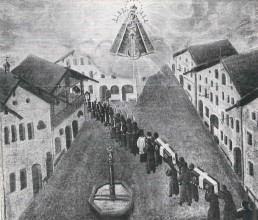 Votiefschilderij, olieverf op doek, St. Nikolauskerk, Murnau