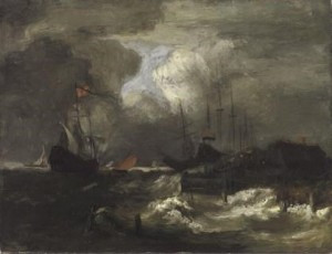 Henri Matisse, Storm bij een dijk in Holland (naar Ruisdael), 1894, olieverf op doek, 55 x 73 cm, particuliere collectie.