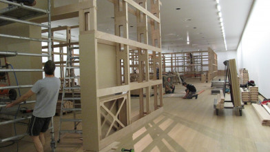 Building the Mike Kelley exhibition