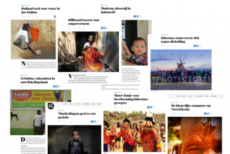 Koppen met neokoloniale woorden (bron: OneWorld)