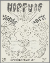 Love beasters, Love-in, hippie-happy, 1967. Collectie Rijksmuseum, Amsterdam