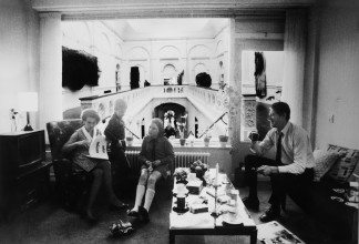 Immo Jalass, fotocollage voor voorstel tentoonstelling "Op losse schroeven”, datum onbekend. Collectie Stedelijk Museum Amsterdam