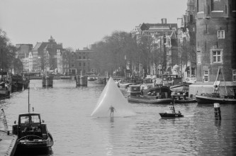 Eventstructure Research Group, ‘Waterwalk’, Six Events in Amsterdam, Sloterplas, Amsterdam, Netherlands (Photo: Pieter Boersma)