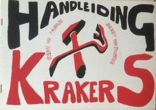 Handleiding Krakers (Squatters Manual). Cover design Tjebbe van Tijen. Collection Rijksmuseum, Amsterdam. Gift of P. Boersma, 2018
