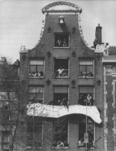 Kraakactie Nationale Kraakdag (Squatting campaign Annual Squattingday), 1970, Spaarnestad/ANP Photo: kraakactie Aktie '70