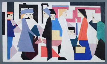 Chris Beekman, 'Halte Stoomtram', 1918. Stedelijk Museum, Amsterdam.