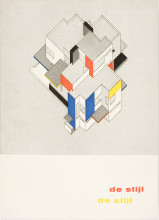 Fig. 3 Willem Sandberg, Cover of De Stijl exhibition catalogue, 1951, letterpress, 26 x 19.2 cm