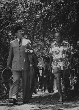 Sukarno and Le Mayeur in Sanur Bali