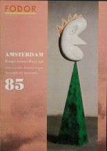 Fig. 4 Poster Gemeentelijke Kunstaankopen 85 (municipal art acquisitions), 1986. Designer: Wild Plakken. Photographer: Ron Zijlstra. Printer: Mart. Spruijt. Publishers: Museum Fodor and Municipality of Amsterdam. Stedelijk Museum Amsterdam.