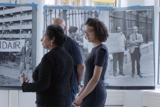 Fig. 8 Wendelien van Oldenborgh, ‘Prologue: Squat/Anti-Squat’, 2016, video still, film installation in two parts, 17 mins each. Courtesy the artist and Wilfried Lentz Rotterdam.
