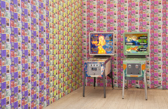 Zaalopname ‘Jacqueline de Jong & The Situationist Times: Same Player Shoots Again’, Malmö Konsthall, Zweden, 15 september 2018–13 januari 2019. Foto: Malmö Konsthall.