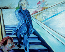 Jacqueline de Jong, ‘Upstairs-Downstairs’, 1985. Collectie Stadhuis Amsterdam. Courtesy de kunstenaar.