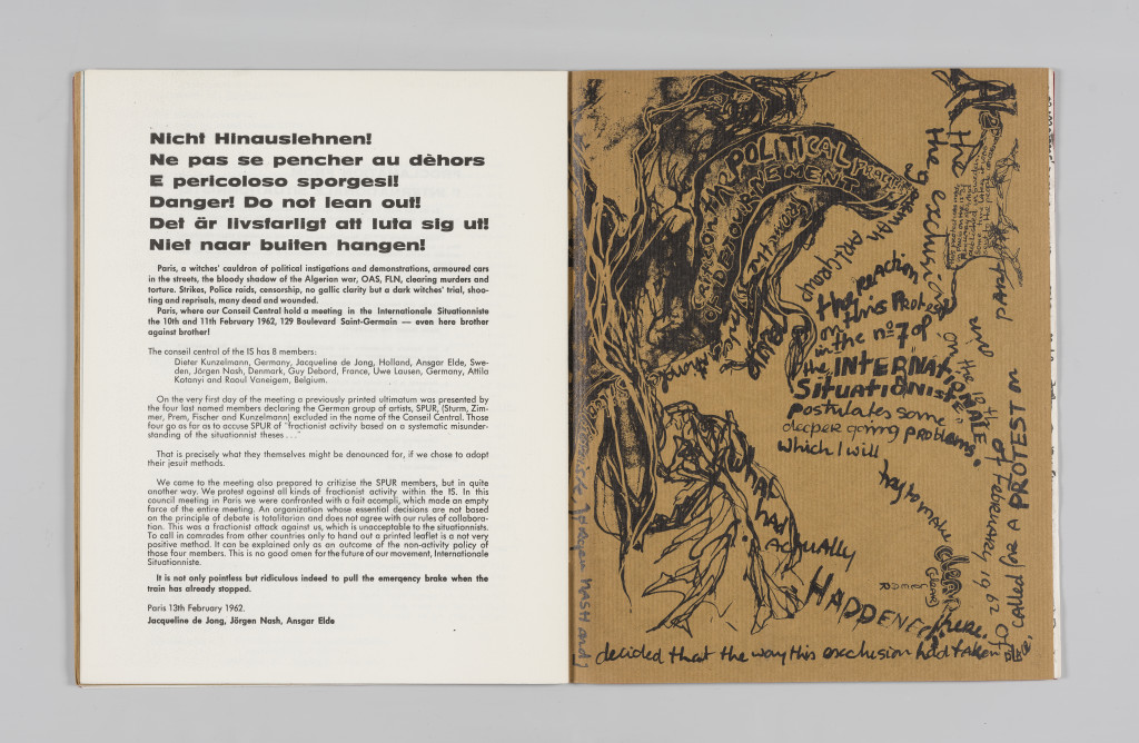 Jacqueline de Jong, “Critic on the Political Practice of Détournement,” “The Situationist Times” 1 (May 1962), no page number. All reproduction, deformation, modification, derivation, and transformation of “The Situationist Times” is permitted.