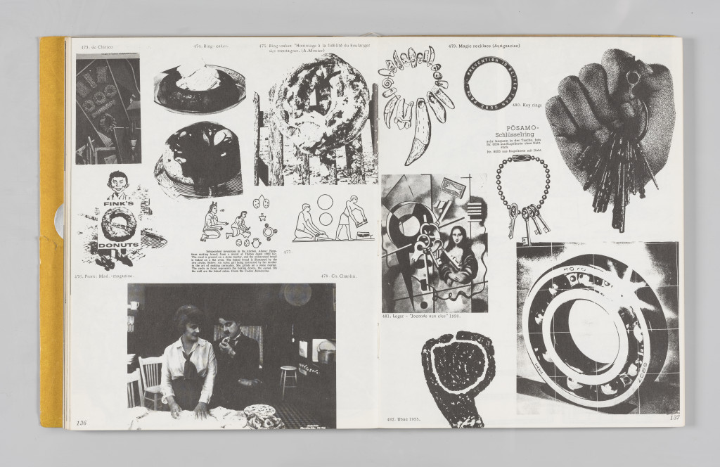 Image of a keyring, no. 480, “The Situationist Times” 5 (December 1964), page 136–137. All reproduction, deformation, modification, derivation, and transformation of “The Situationist Times” is permitted.