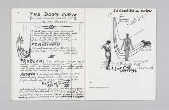 Max Bucaille, “The Dog's Curve,” “The Situationist Times” 3 (January 1963), pages 80–81. All reproduction, deformation, modification, derivation, and transformation of “The Situationist Times” is permitted.