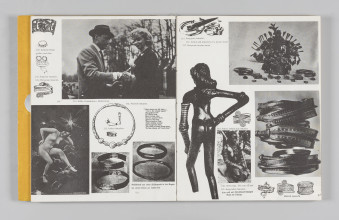 Image of Andromeda chained to the rock, no. 109, “The Situationist Times” 5 (December 1964), page 46–47. All reproduction, deformation, modification, derivation, and transformation of “The Situationist Times” is permitted.