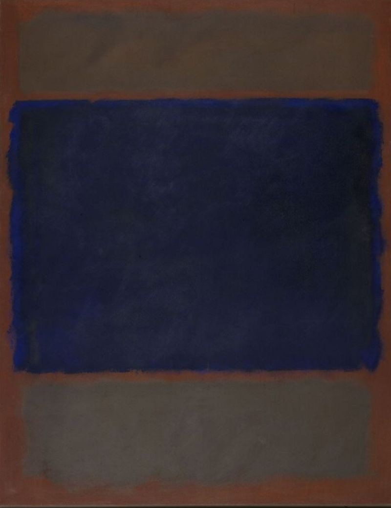 Mark Rothko, “Untitled (Umber, Blue, Umber, Brown),” 1962. Collection Stedelijk Museum Amsterdam, acquired in 1986. Courtesy Pictoright Amsterdam 2020.