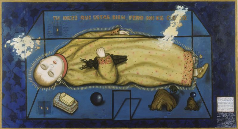 Julio Galán, “You say you are okay, but that isn’t true,” 1986. Acquired in 1987. Collection Stedelijk Museum Amsterdam / © Julio Galán.