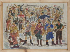 Ill. 11 Otto Djaya, Revolution, 1947, Stedelijk Museum Amsterdam