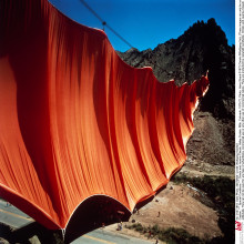 17. Christo and Jeanne-Claude, Valley Curtain, Rifle, Colorado (1970-1972). Photography ©Harry Shunk 1972 ©Wolfgang Volz