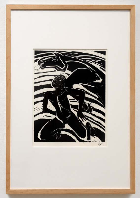 Rihanna Jamaludin, Dansen in de storm (uit de Storm serie), 1989. Collectie Stedelijk Museum Amsterdam. Foto: Gert Jan van Rooij