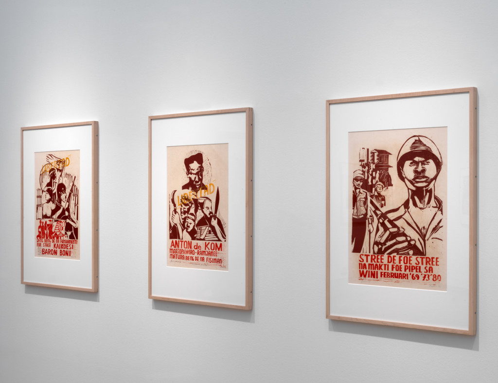 Zaalopname Surinaamse School: Schilderkunst van Paramaribo tot Amsterdam, Stedelijk Museum Amsterdam. Foto: Gert Jan van Rooij