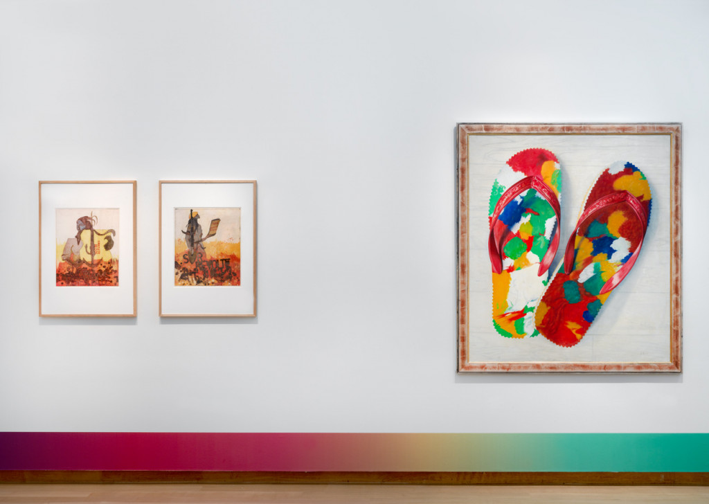 Zaalopname Surinaamse School: Schilderkunst van Paramaribo tot Amsterdam, Stedelijk Museum Amsterdam. Foto: Gert Jan van Rooij