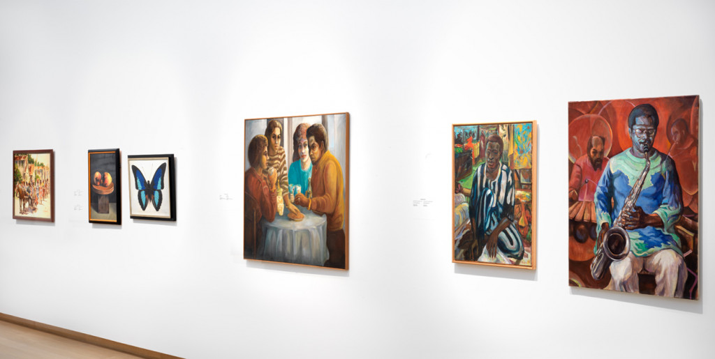 Zaalopname Surinaamse School: Schilderkunst van Paramaribo tot Amsterdam, Stedelijk Museum Amsterdam. Foto: Gert Jan van Rooij