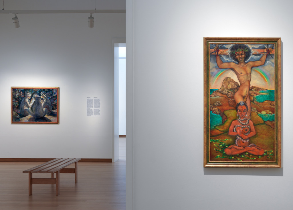 Zaalopname Surinaamse School: Schilderkunst van Paramaribo tot Amsterdam, Stedelijk Museum Amsterdam. Foto: Gert Jan van Rooij