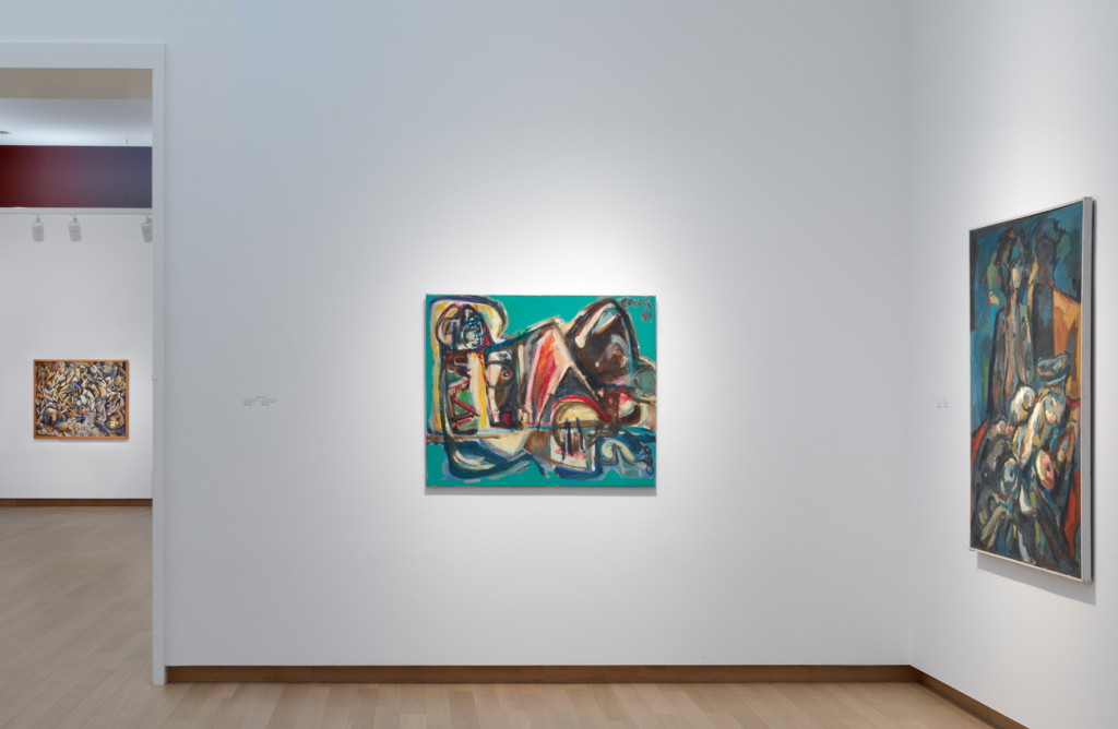 Zaalopname Surinaamse School: Schilderkunst van Paramaribo tot Amsterdam, Stedelijk Museum Amsterdam. Foto: Gert Jan van Rooij