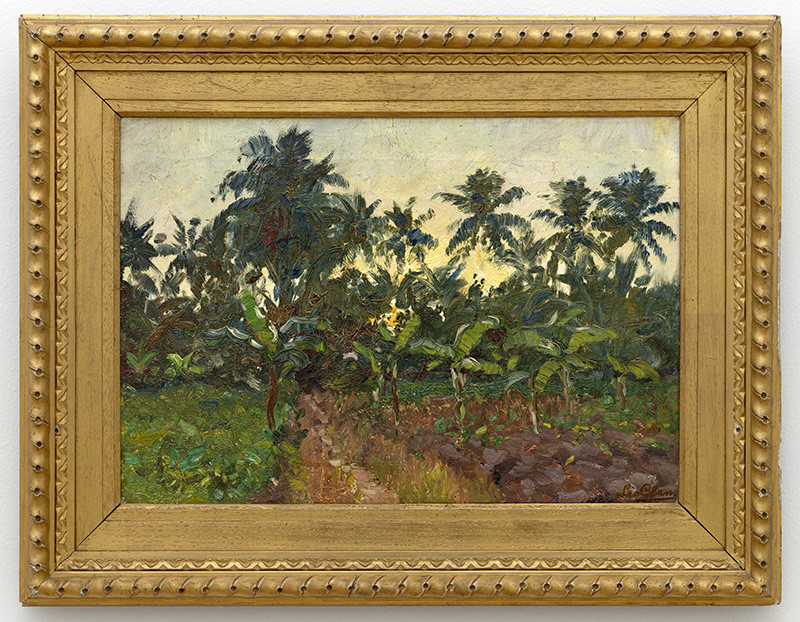 Leo Glans, Bananenplantage, 1937-1938, Collectie Stichting Kunstwerken Leo Glans. Foto: Gert Jan van Rooij