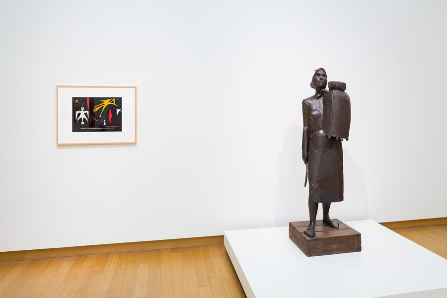 Wifredo Lam, from: Derrière le miroir, No. 52, 1953; Julio González, La Montserrat, 1935-1937. Photo: Peter Tijhuis.