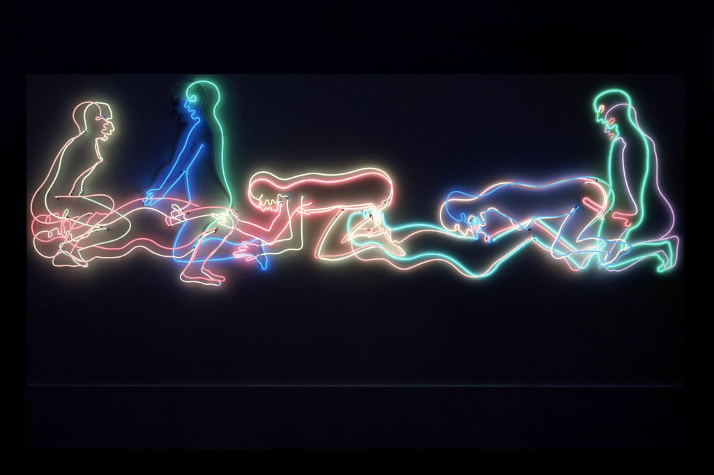 Bruce Nauman, Seven Figures, 1985, coll. Stedelijk Museum Amsterdam © 2021 Bruce Nauman / Pictoright Amsterdam