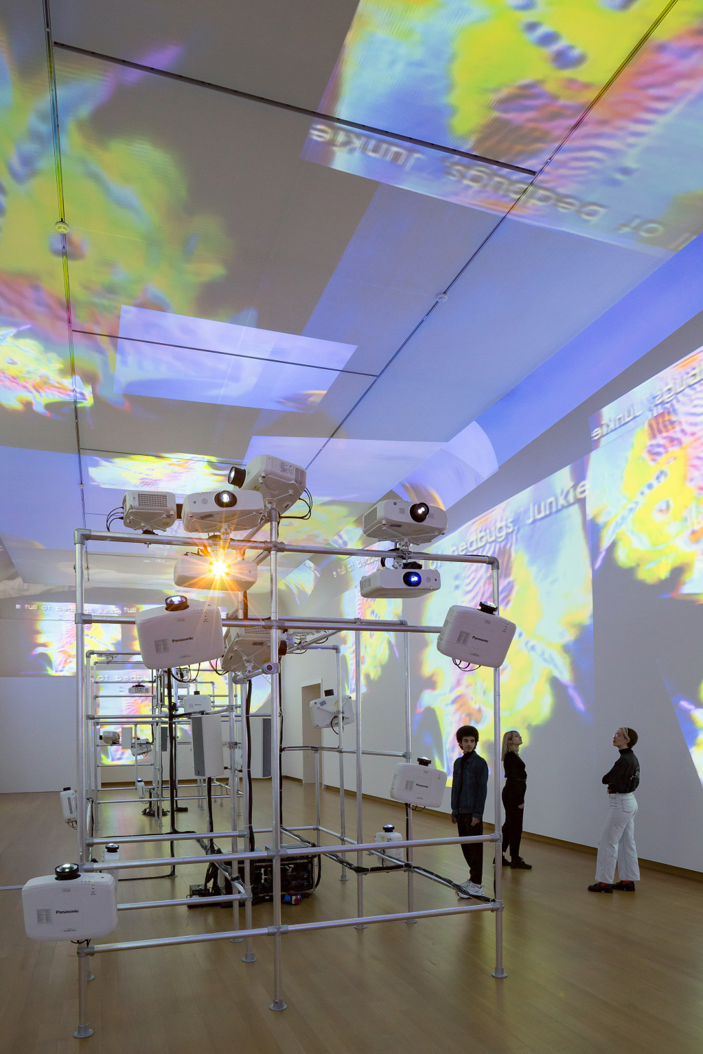 Nam June Paik, Sistine Chapel, 1993. Exhibition copy, courtesy of the Nam June Paik Estate.  Photo: Peter Tijhuis