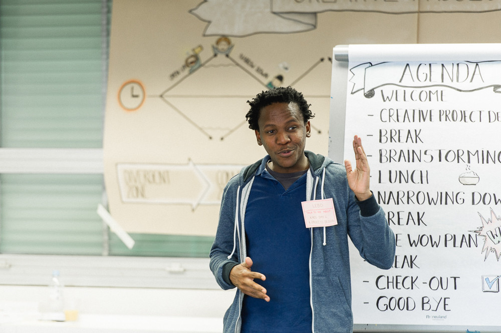 fotograaf/kunstenaar Lebohang Tlali Foto: Rahel Krabichler