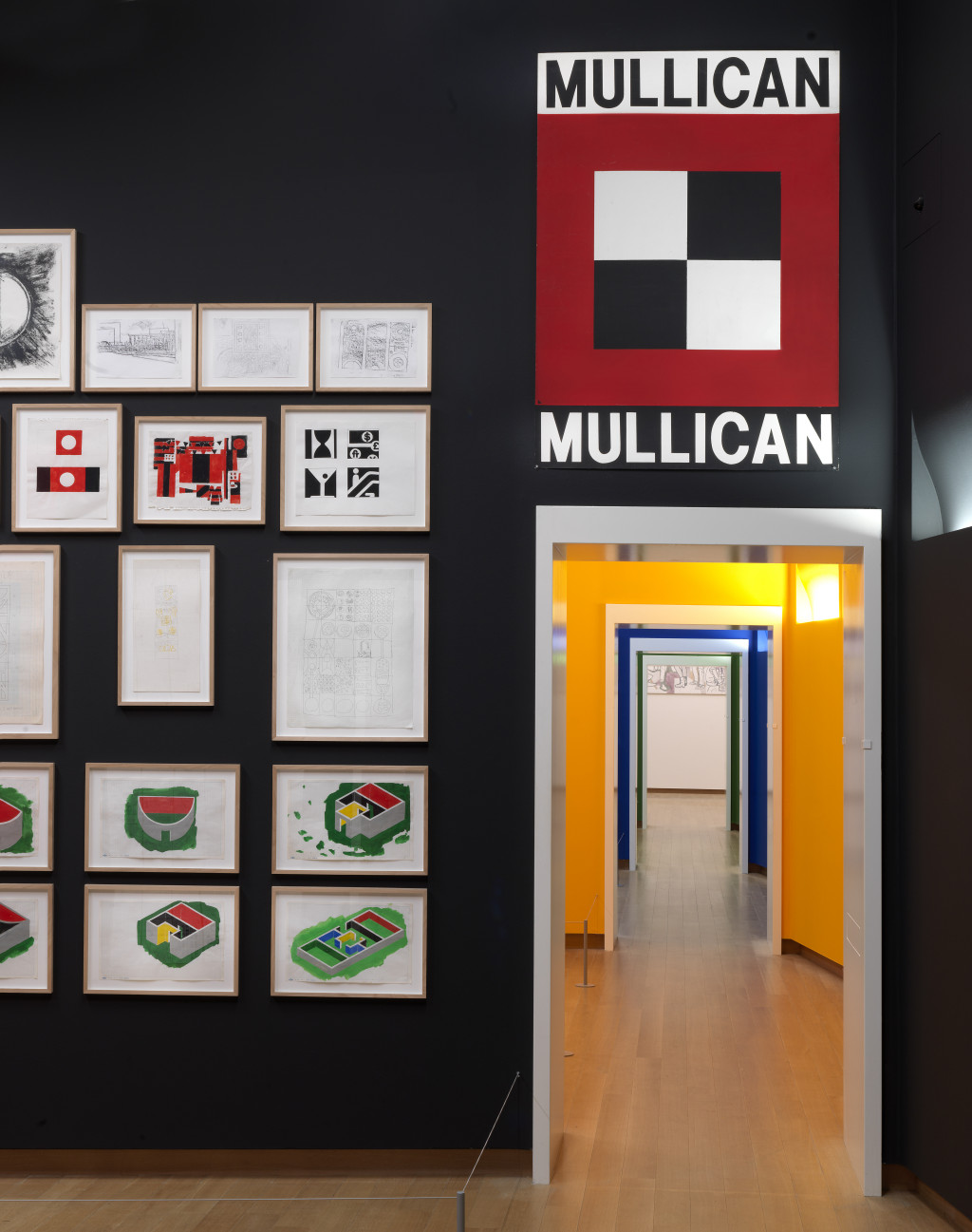 Matt Mullican, Subject Driven, 1978-2008. Collectie Stedelijk Museum Amsterdam, aankoop Thomas Borgmann, Berlijn. (Installatie Stedelijk Museum november 2017. Foto- Gert Jan van Rooij)