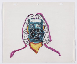 Maria Lassnig Drawing for the film Selfportrait, 1971 Maria Lassnig Foundation © Maria Lassnig Foundation Foto: Roland Krauss