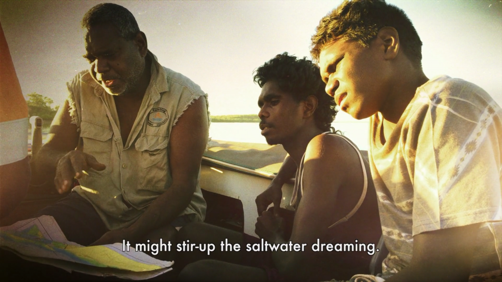Karrabing Film Collective, Wutharr: Saltwater Dreaming, 2016.